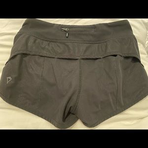 Ivivva Speed shorts Black mesh Sz 12 girls